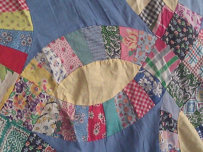 This is a perfect vintage quilt top.  1920s-40s era.
