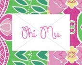 Phi Mu 5x7 Notecard-Digital File-Unlimited Prints