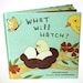 Children's book - personalized animal book autographed children's book art, book for kids easter egg read aloud book