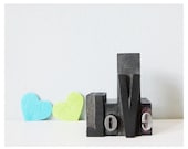 love letterpress type wood blocks romantic home decor collectible decoration