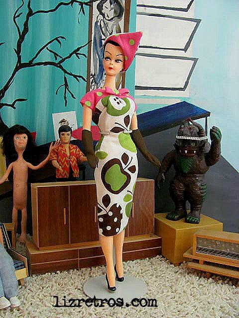 Bild Lilli  Lalka Apple Print Swanky  Day set by RETROS FREE Shipping in US
