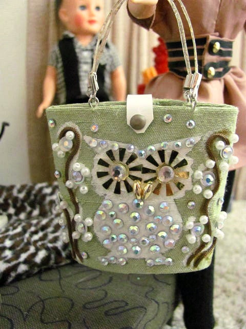 Gene and Pals  Repro Enid Collins Style Owl Purse by RETROS