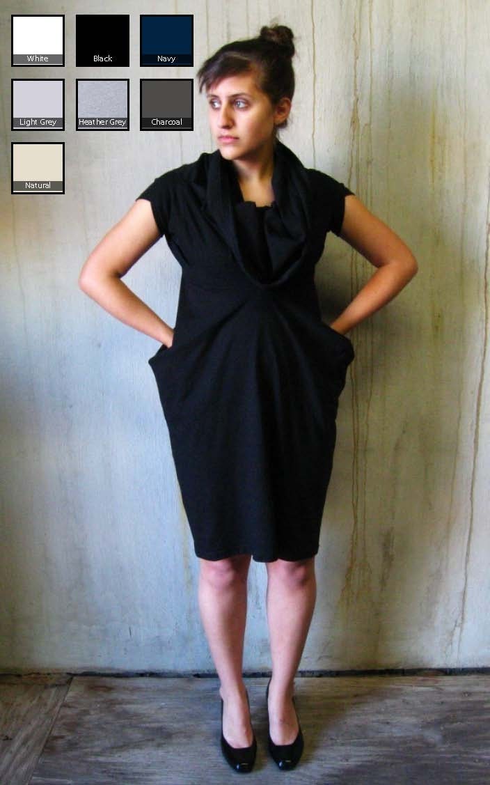 fitted double t-shirt dress