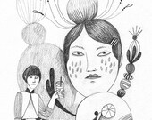 Rendez-vous, Original drawing on Canson