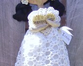 Folk Art Doll Primitive Frida Inspired Tree Topper
