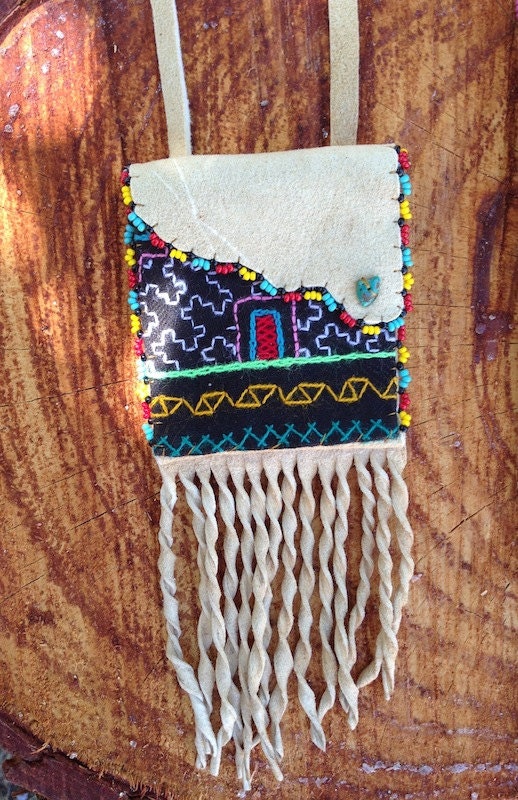 Mama Aya Stargate Shipibo Medicine Pouch