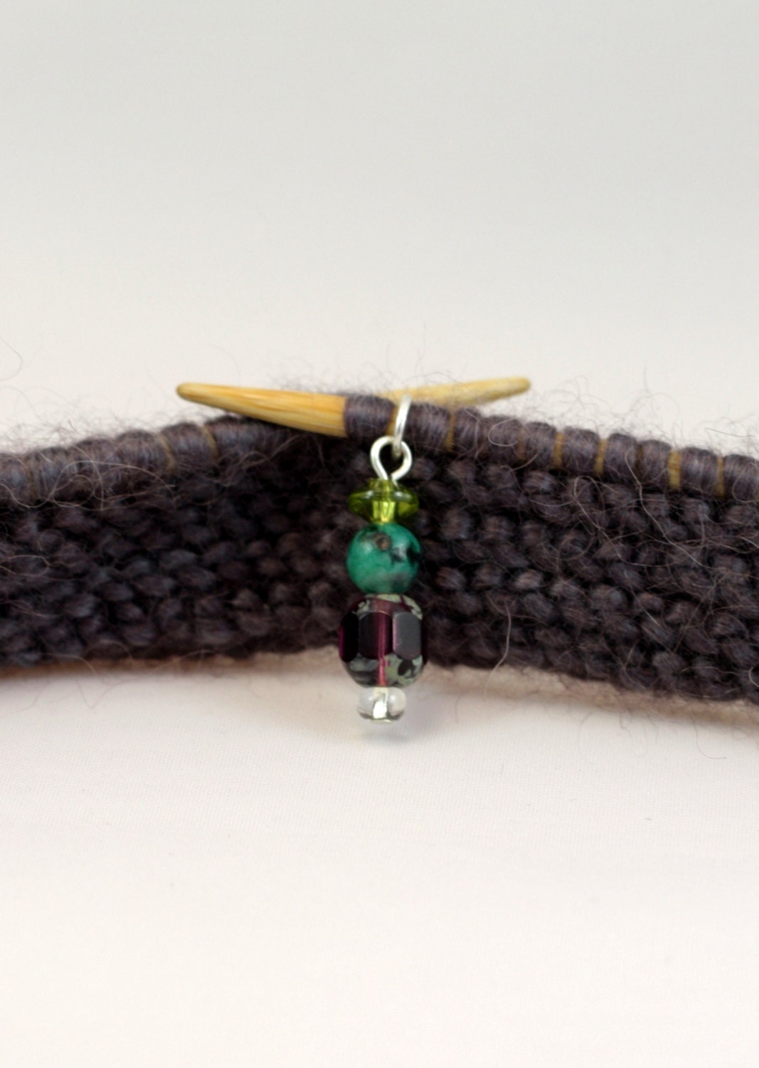 Set of 7 Purple Stitch Markers
