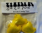 Easter Chick Organic Catnip toys Peep peep peep