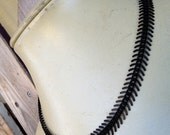 Spine Chain Necklace - Matte Black Spine Chain Fishbone 18 Inch Necklace