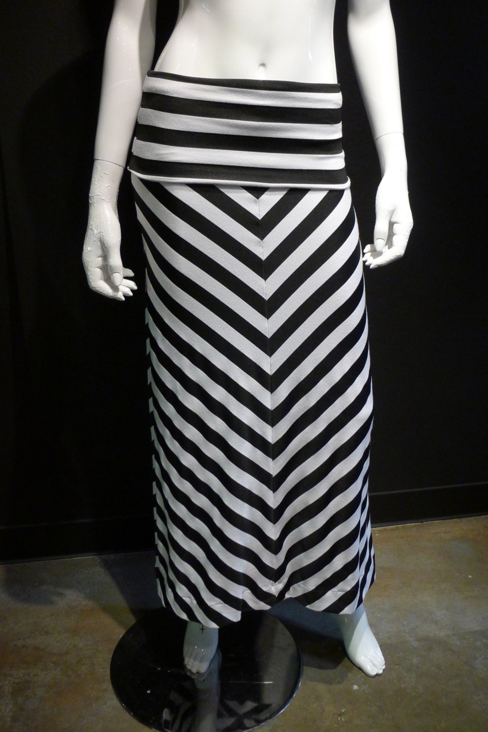 chevron maxi skirt/dress