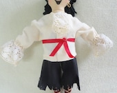 Pirate Doll - Handmade Toy Cloth Doll by Joelle's Dolls