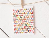 Triangle Tapestry Postcard
