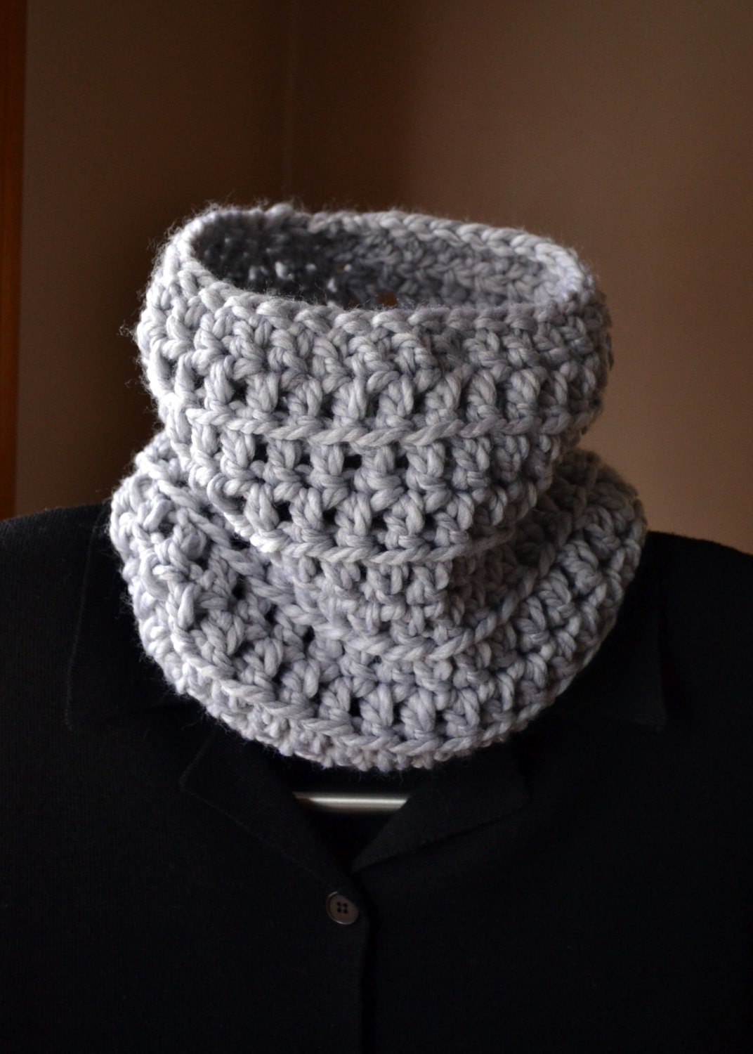 Pewter Gray Cowl Scarf Winter Accessories SALE