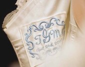 Wedding Dress Label Tag With Decorative Border