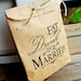 Brown Paper Favor Bags - Wedding Cookie or Treat Bag - Be Married Style - One Bag