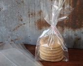 24 cookie bags -- cello bags -- gusset sides -- 4x4x9 Il_170x135
