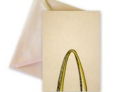 ST LOUIS ARCH - letterpress notes, boxed set of 6.