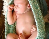 Baby Photo Prop Cocoon Bowl  - Newborn Photography Props - Choose Your Color - Hand Crochet