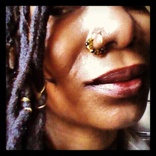 I TRINTI (Rasta AND RBG ) beaded nose jewels set.