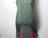 1960's MOD Dutch Print Vintage Shift Dress
