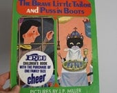 SALE The Brave Little Tailor and Puss in Boots Illustrated by J.P. Miller A Golden Book Favorite