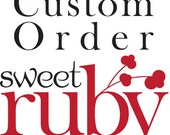 Custom Order for Aimee