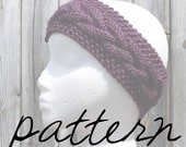 PDF Knitting Pattern - Headband Earwarmer Accessory