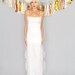 Ina: Romantic Fit and Flare Airy Chiffon and Organza Ruffles Mermaid Wedding Gown