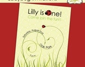Ladybug Birthday Invitations