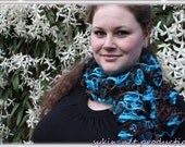 Ruffle Scarf, Starbella Athens, loom knit
