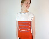 Striped Sweater / Colorblock Sweater