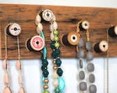 Black thread wooden spool Rack