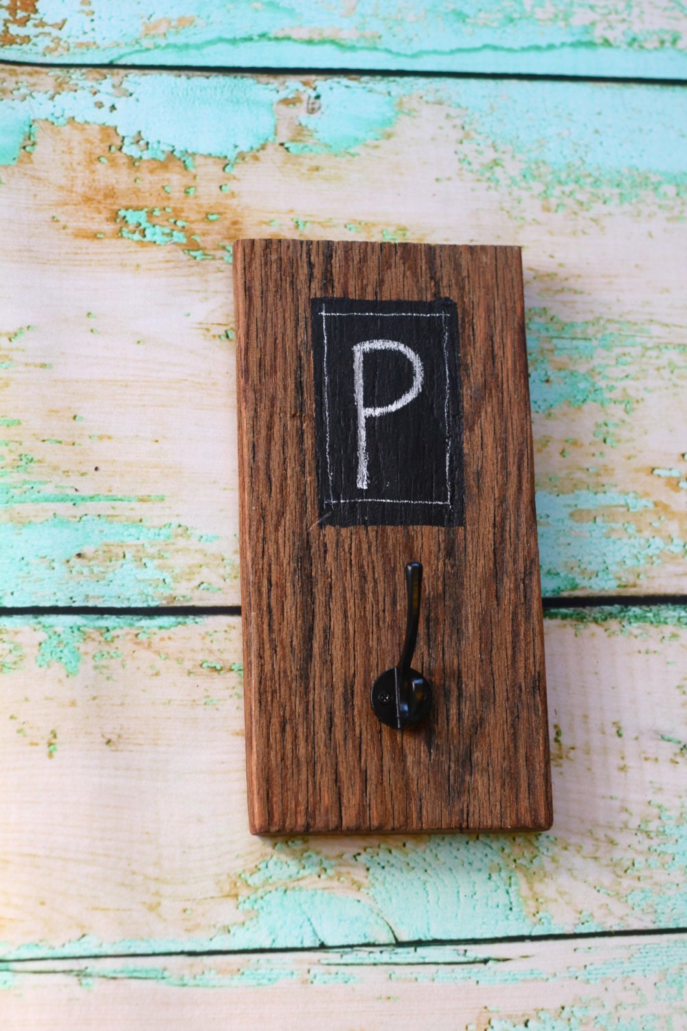 Barn Lumber Rectangle Chalk Hook Rack