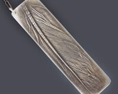 Feather Necklace - Sterling Silver Feather Jewelry