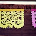Mexican Wedding Papel Picado Banners . LOS NOVIOS (3 banners) featured in Brides Magazine