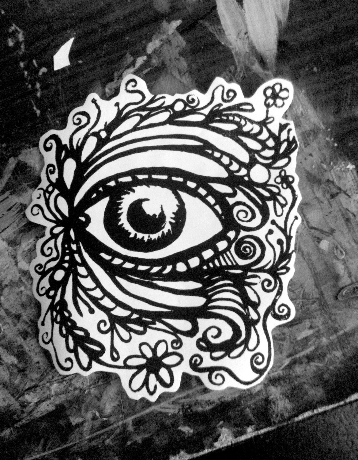 Lucid Rose Eye Behold sticker