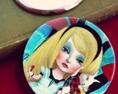 Alice -  pocket mirror by Meluseena