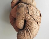 antique leather boxing gloves
