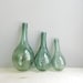 handblown glass bottle collection