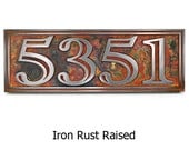 Address Plaque Home Numbers We call this beauty Hesperis 13 x 7.25 up to 4 house numbers