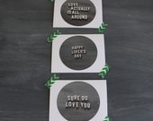 Valentine's Day card set - 3 greeting cards for your girlfriend or boyfriend