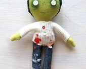 Pocket Zombie Doll - boy in a white henley