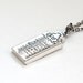 Silver Tombstone Necklace R.I.P. Tombstone Pendant