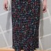 80s Alphabet Graffitti Print Maxi Skirt