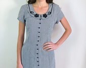 Checkered 80's Mini Dress