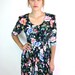 Floral Patterned 80's Dress