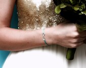 bridesmaid gift friendship bracelet wish bracelet wishlet infinity bracelet customized summer wedding favor letterhappy etsy