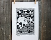 Yojo's Handbill: soot black