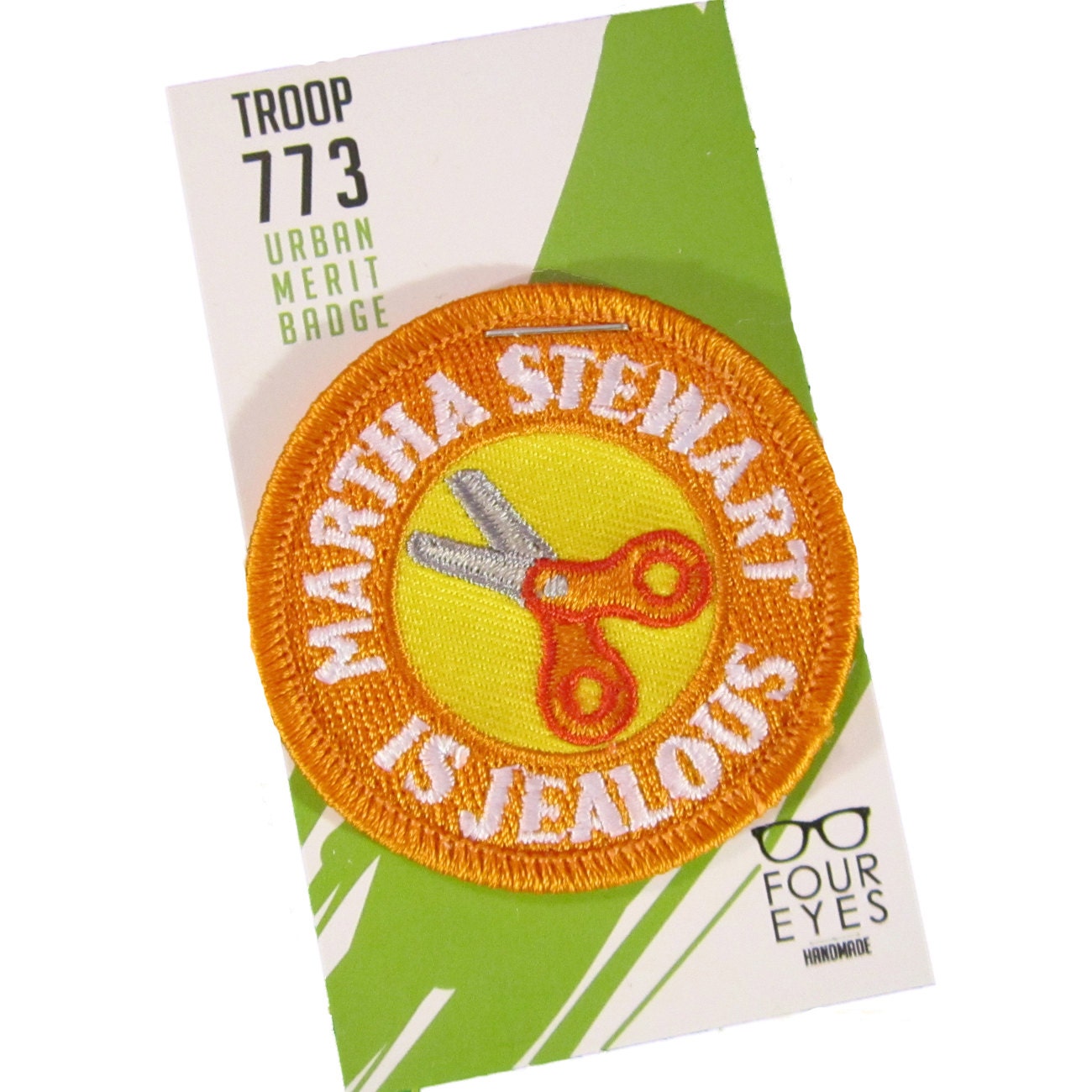 Martha Stewart is Jealous - Modern Merit Badge - Iron On Patch