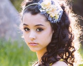 Spring fling headband, headbands for women and weddings, wedding hair, Bridal Hair Accessory, Wedding Accessories, Bridesmaid Hair Flower